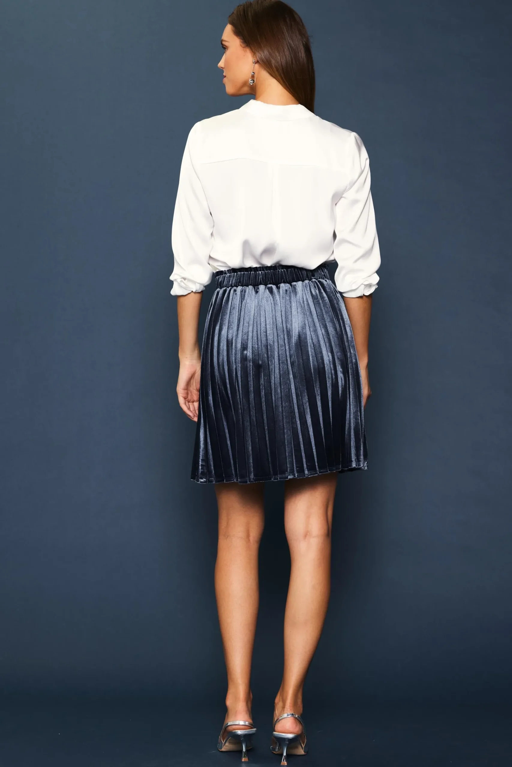 SKIES ARE BLUE Recycled Classic Button Down Top* Blouses|Long Sleeve Tops