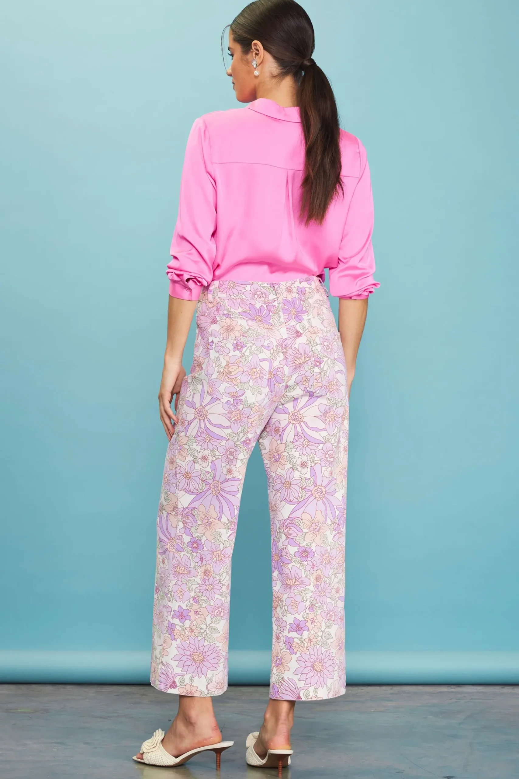 SKIES ARE BLUE Recycled Classic Button Down Top* Blouses|Long Sleeve Tops