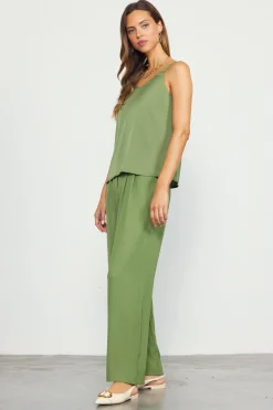 SKIES ARE BLUE Recycled Double Strap Cami* Sleeveless Tops