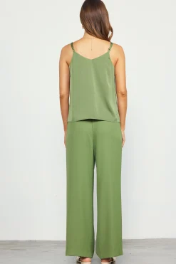 SKIES ARE BLUE Recycled Double Strap Cami* Sleeveless Tops