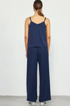 SKIES ARE BLUE Recycled Double Strap Cami* Sleeveless Tops