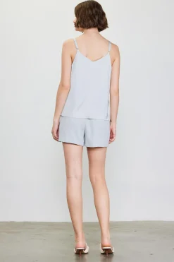 SKIES ARE BLUE Recycled Double Strap Cami* Sleeveless Tops