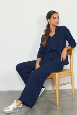 SKIES ARE BLUE Recycled Shirred Sleeve Blazer* Blazers