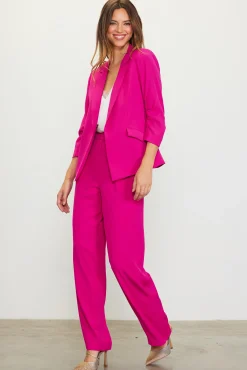 SKIES ARE BLUE Recycled Shirred Sleeve Blazer* Blazers