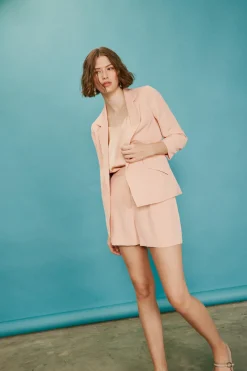 SKIES ARE BLUE Recycled Shirred Sleeve Blazer* Blazers