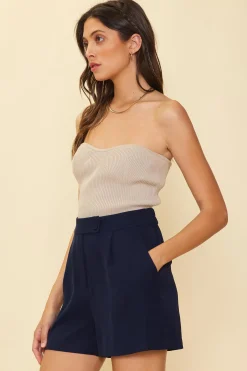 SKIES ARE BLUE Recycled Tailored Shorts* Shorts