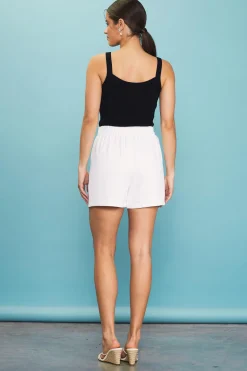 SKIES ARE BLUE Recycled Tailored Shorts* Shorts