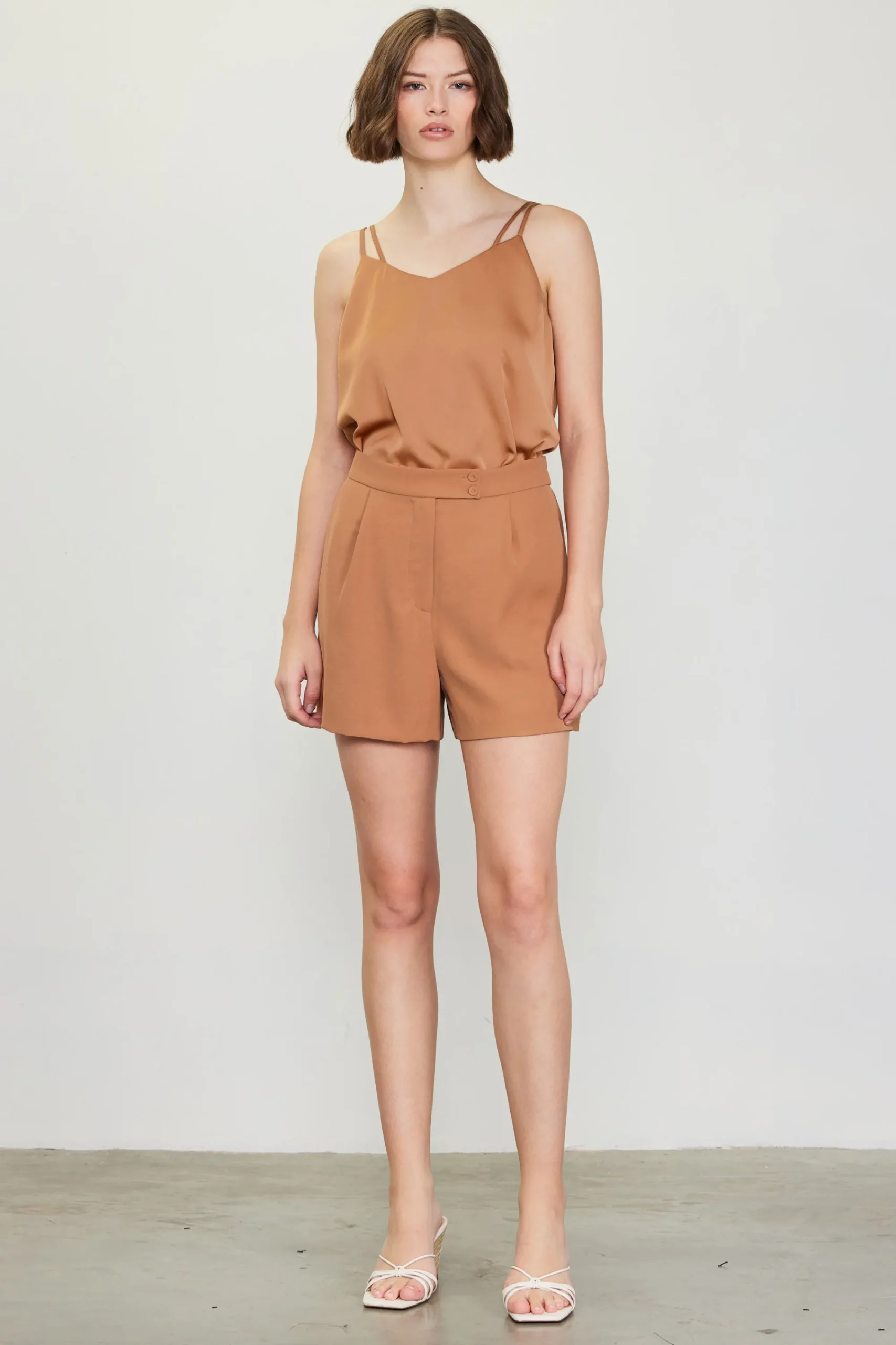 SKIES ARE BLUE Recycled Tailored Shorts* Shorts