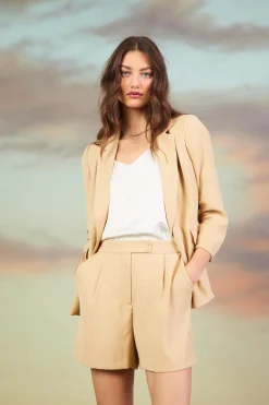 SKIES ARE BLUE Recycled Tailored Shorts* Shorts