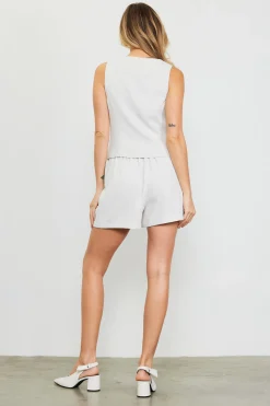 SKIES ARE BLUE Recycled Tailored Shorts* Shorts