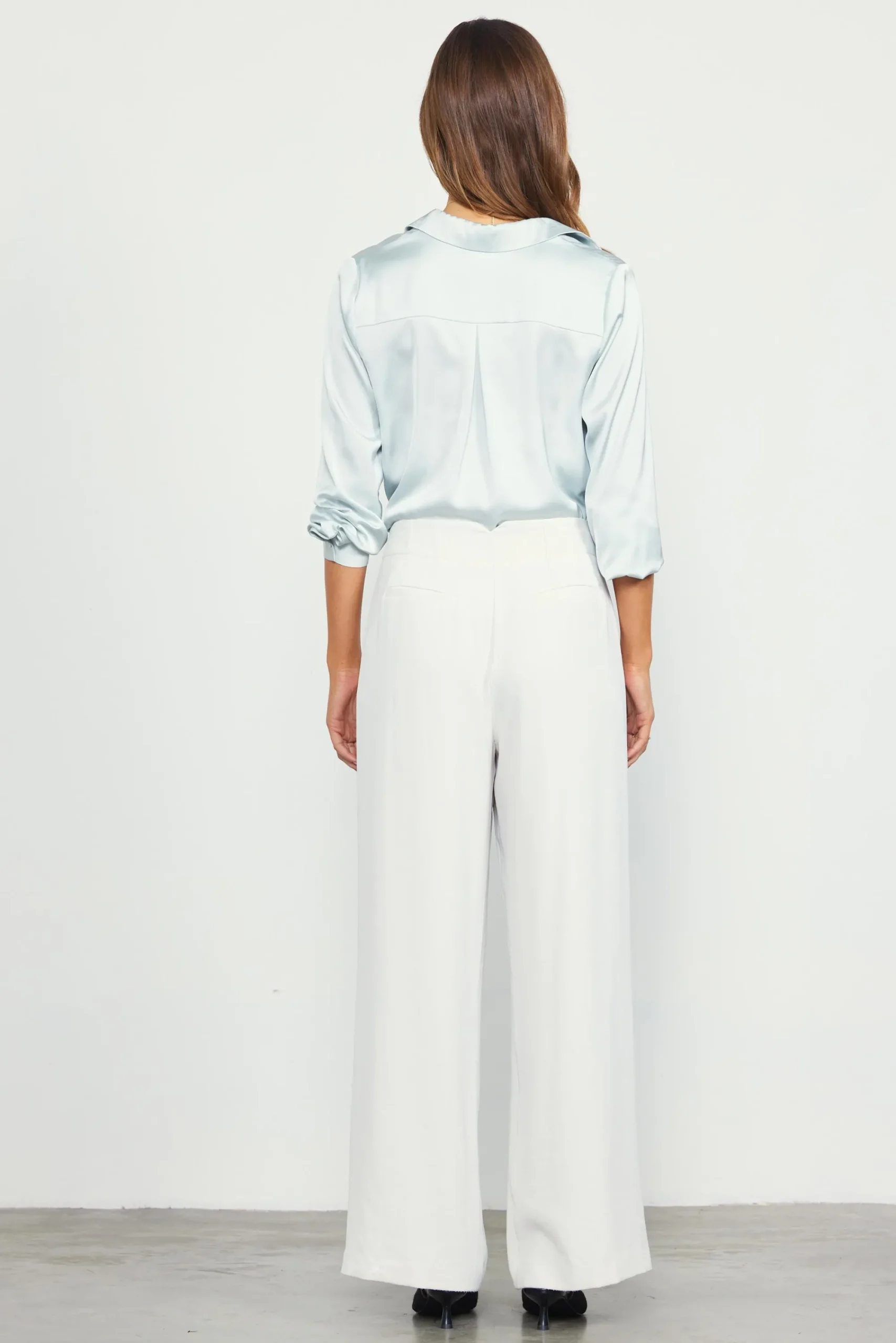 SKIES ARE BLUE Recycled Wide Leg Pants* Pants