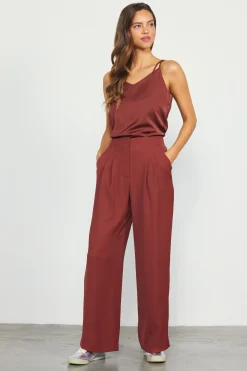 SKIES ARE BLUE Recycled Wide Leg Pants* Pants