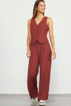 SKIES ARE BLUE Recycled Wide Leg Pants* Pants