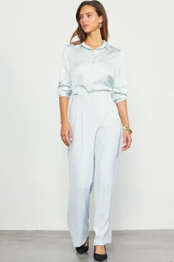SKIES ARE BLUE Recycled Wide Leg Pants* Pants