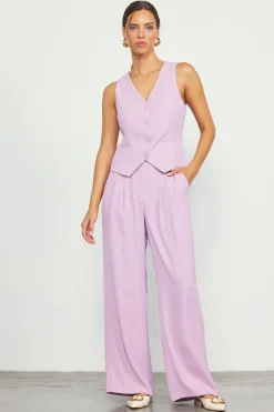 SKIES ARE BLUE Recycled Wide Leg Pants* Pants