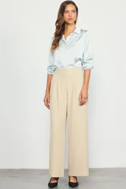 SKIES ARE BLUE Recycled Wide Leg Pants* Pants