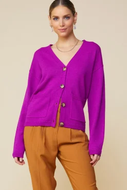 SKIES ARE BLUE Recycled Yarn Cardigan* Outerwear|Sweaters