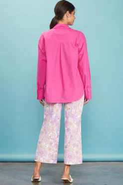 SKIES ARE BLUE Relaxed Fit Poplin Longsleeve Shirt* Long Sleeve Tops