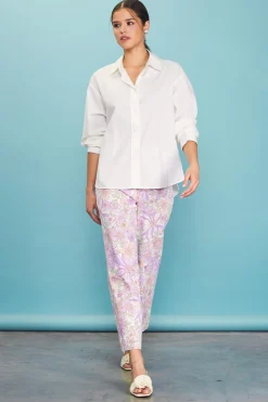 SKIES ARE BLUE Relaxed Fit Poplin Longsleeve Shirt* Long Sleeve Tops