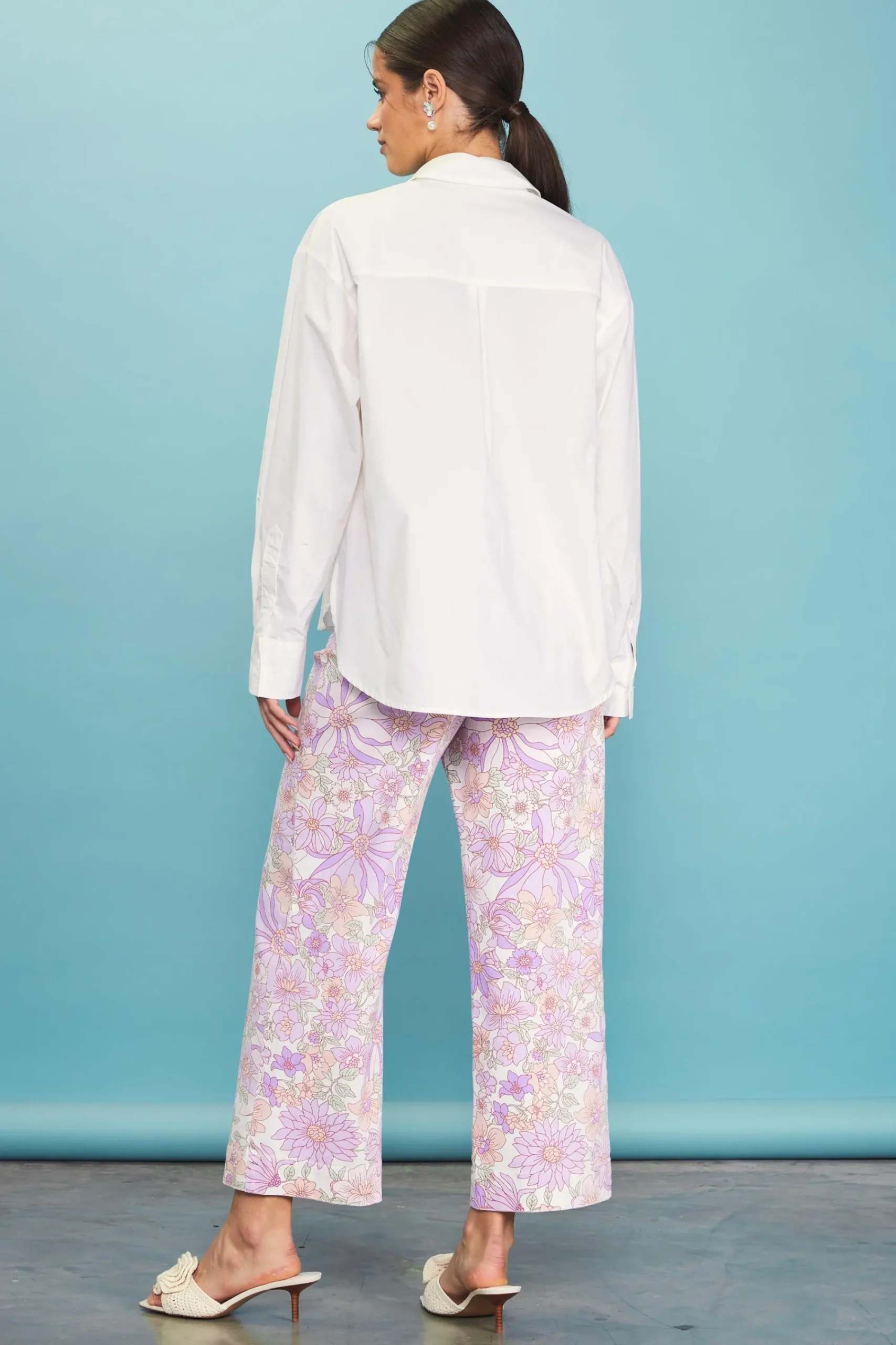 SKIES ARE BLUE Relaxed Fit Poplin Longsleeve Shirt* Long Sleeve Tops