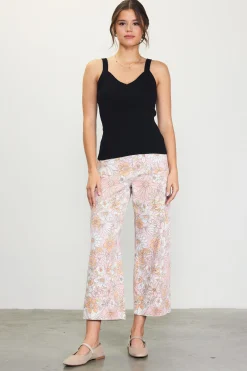 SKIES ARE BLUE Ribbed Knit Cami Top* Sleeveless Tops