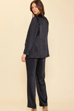 SKIES ARE BLUE Satin Tailored Blazer* Blazers