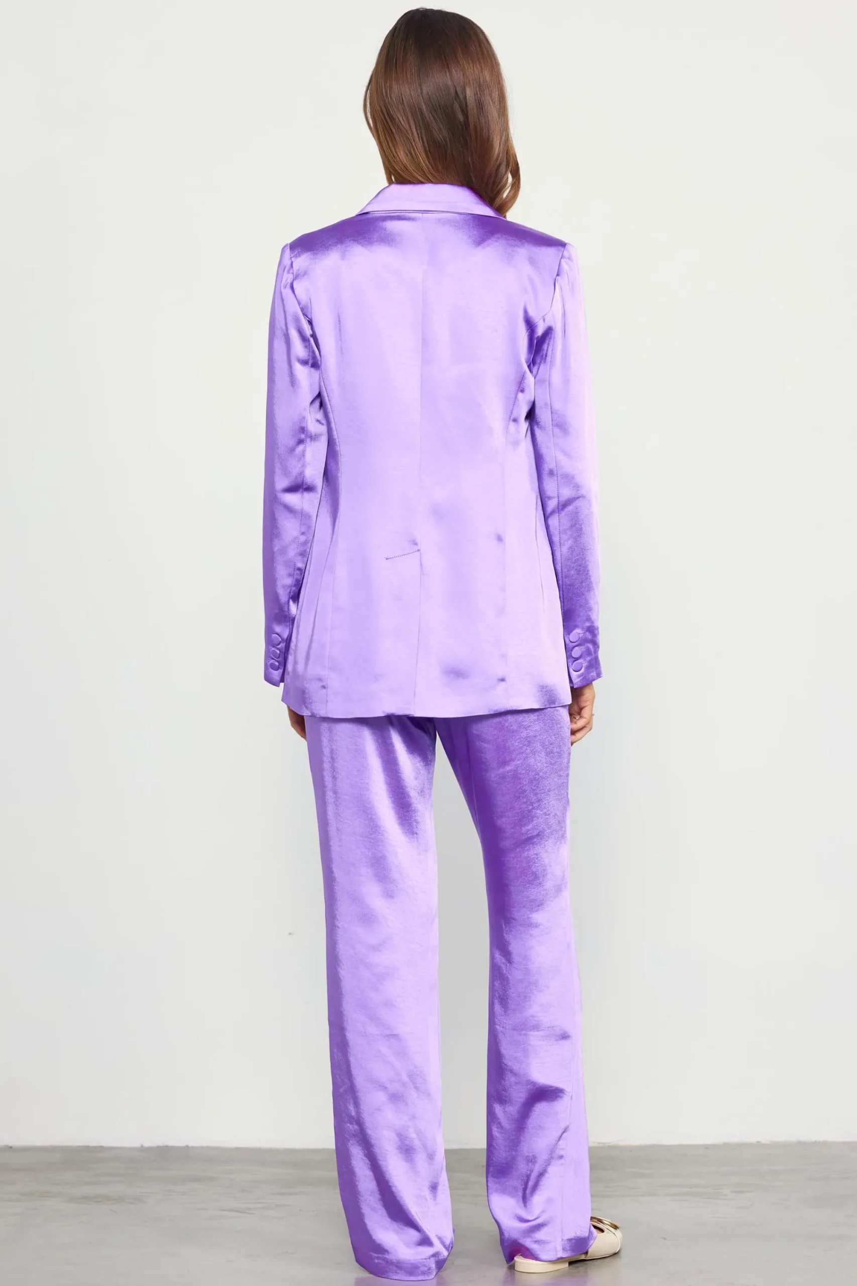 SKIES ARE BLUE Satin Tailored Blazer* Blazers