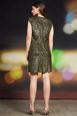 SKIES ARE BLUE Sequin Mini Dress* Mini Dresses