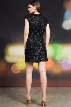 SKIES ARE BLUE Sequin Mini Dress* Mini Dresses