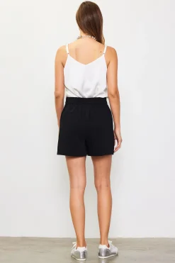 SKIES ARE BLUE Structured High Waisted Shorts* Shorts