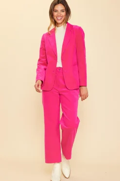 SKIES ARE BLUE Tailored Corduroy Blazer* Blazers