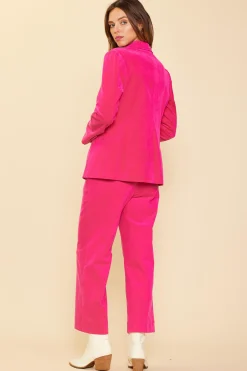 SKIES ARE BLUE Tailored Corduroy Blazer* Blazers