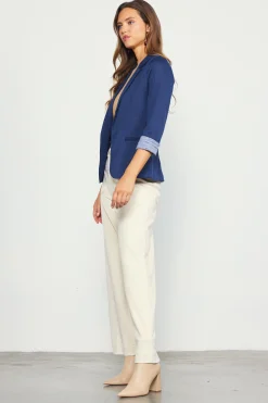 SKIES ARE BLUE Three Quarter Sleeve Knit Blazer* Blazers