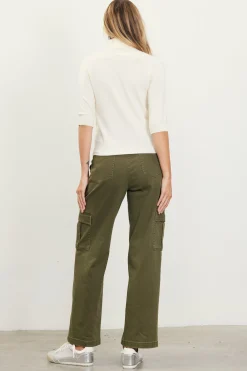 SKIES ARE BLUE Turtleneck Three Quarter Sleeve Sweater* Long Sleeve Tops|Sweaters