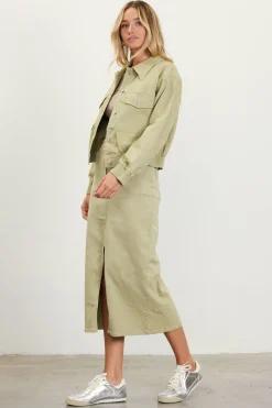 SKIES ARE BLUE Washed Cotton Twill Jacket* Outerwear