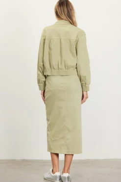 SKIES ARE BLUE Washed Cotton Twill Jacket* Outerwear